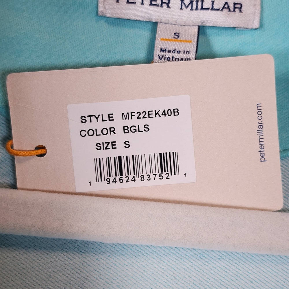 NWT Peter Millar Perth Men's Golf Performance Athletic Quarter Zip Pullover S - Picture 7 of 12